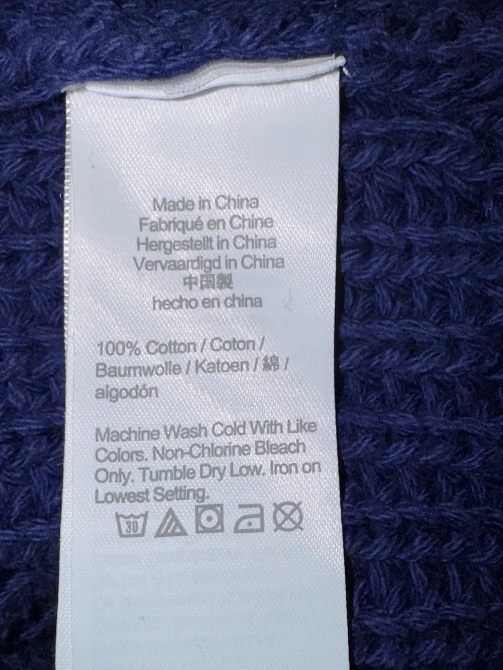 J. Crew Men's Crewneck Sweater in Deep Blue